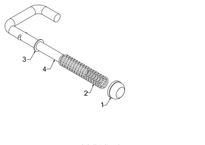 Clamp Diagram and Parts List for LS25 (24BF552B756)(2017) Cub Cadet Log Splitter